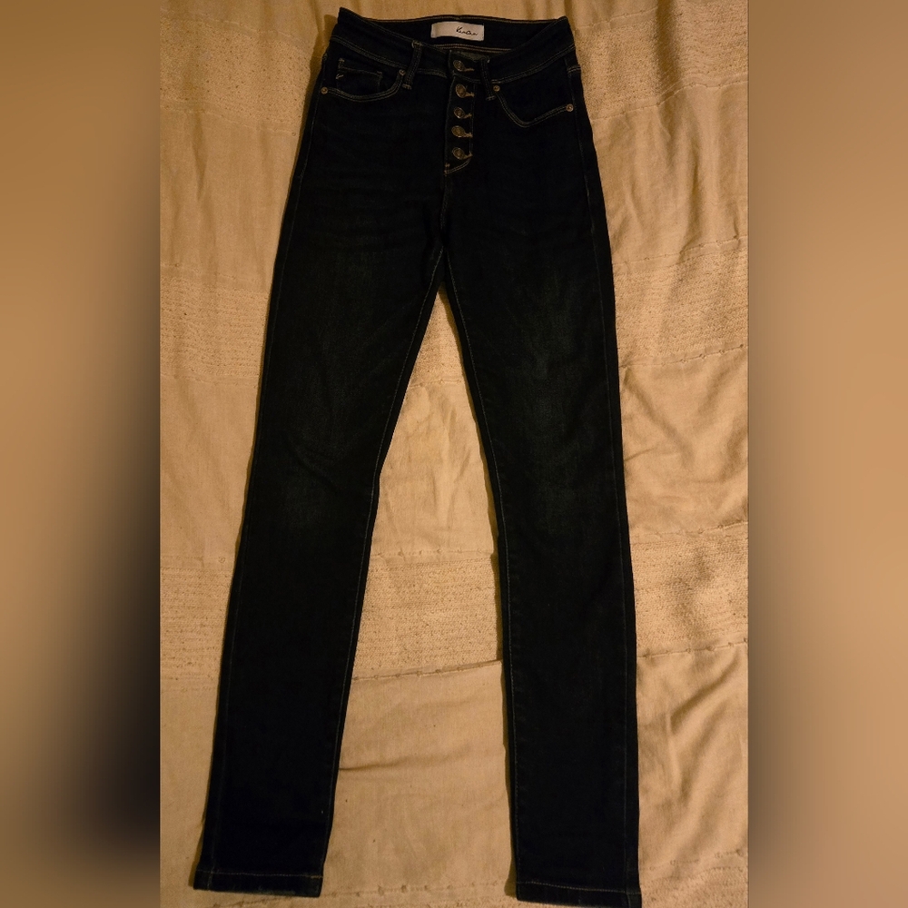 Kancan Classic Dark Wash High-Rise Jeans